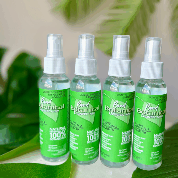 Bond Botanical Disinfectant "On the Go" Size (4oz.)(Pack of 4)